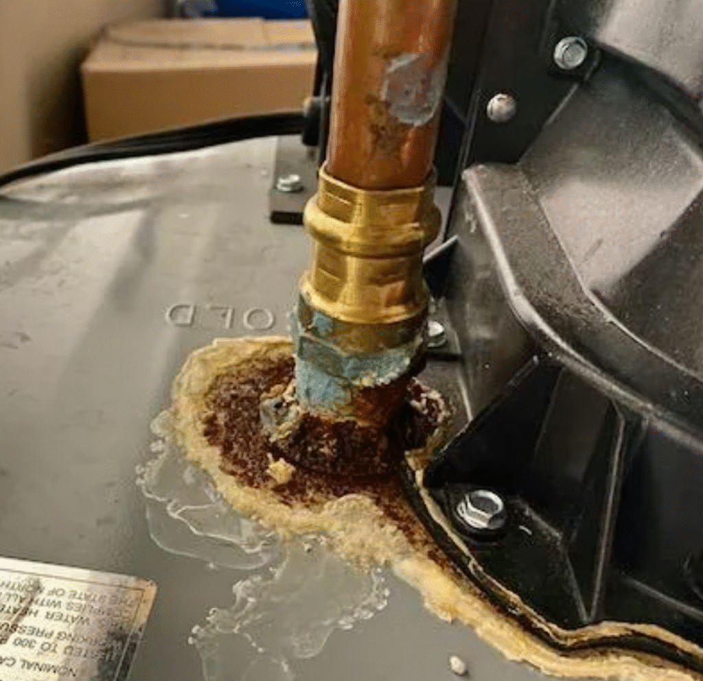 Checking for signs to replace your water heater after spotting rust