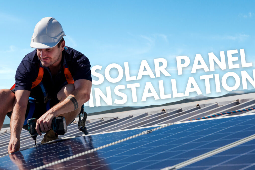 solar panel installation