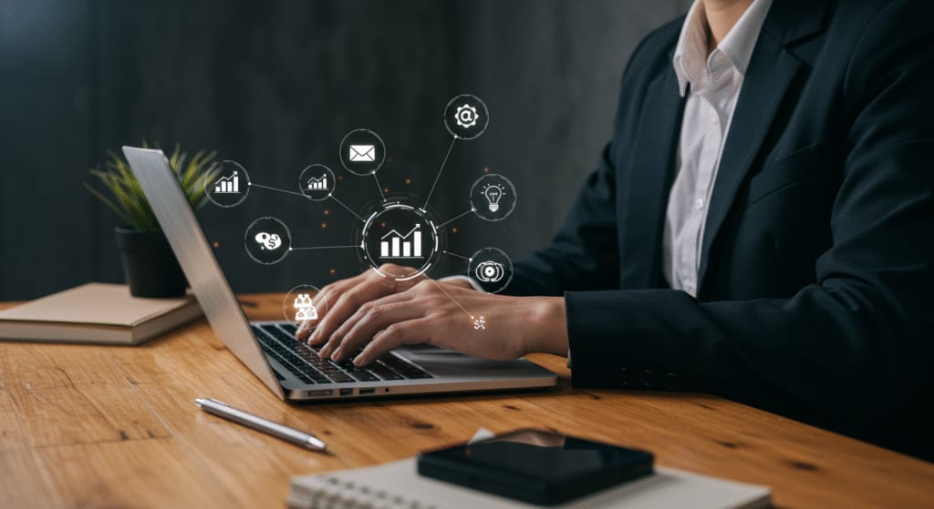 Getting started with a business process automation solution on a laptop