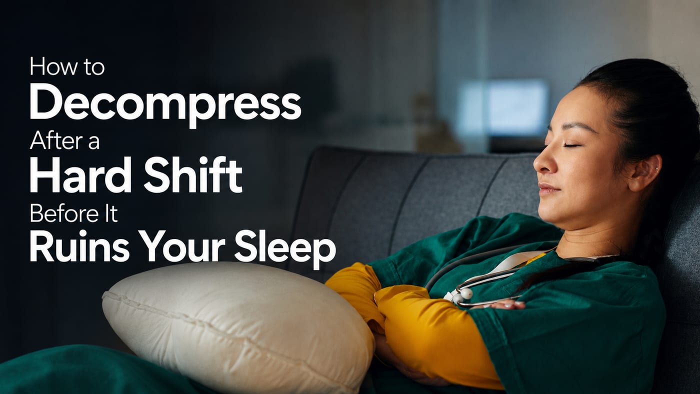 How to Decompress After a Hard Shift Before It Ruins Your Sleep