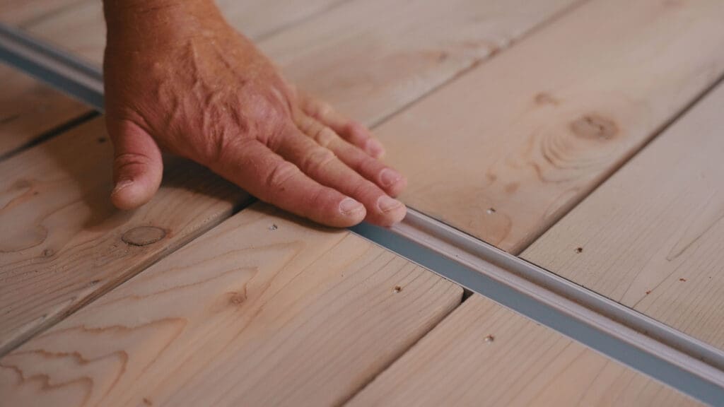 Retractable patio screens creating a shaded outdoor space for year-round entertaining in SoCal.