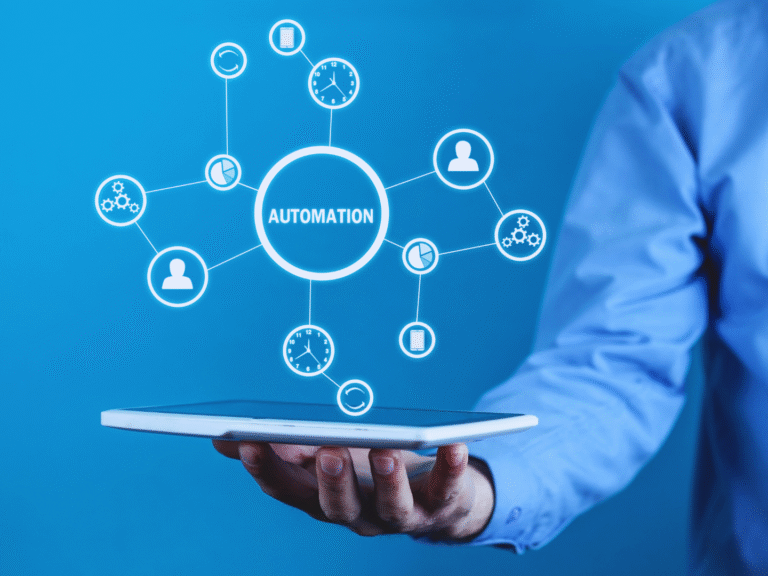 Visual representation of CRM automation features improving business operations