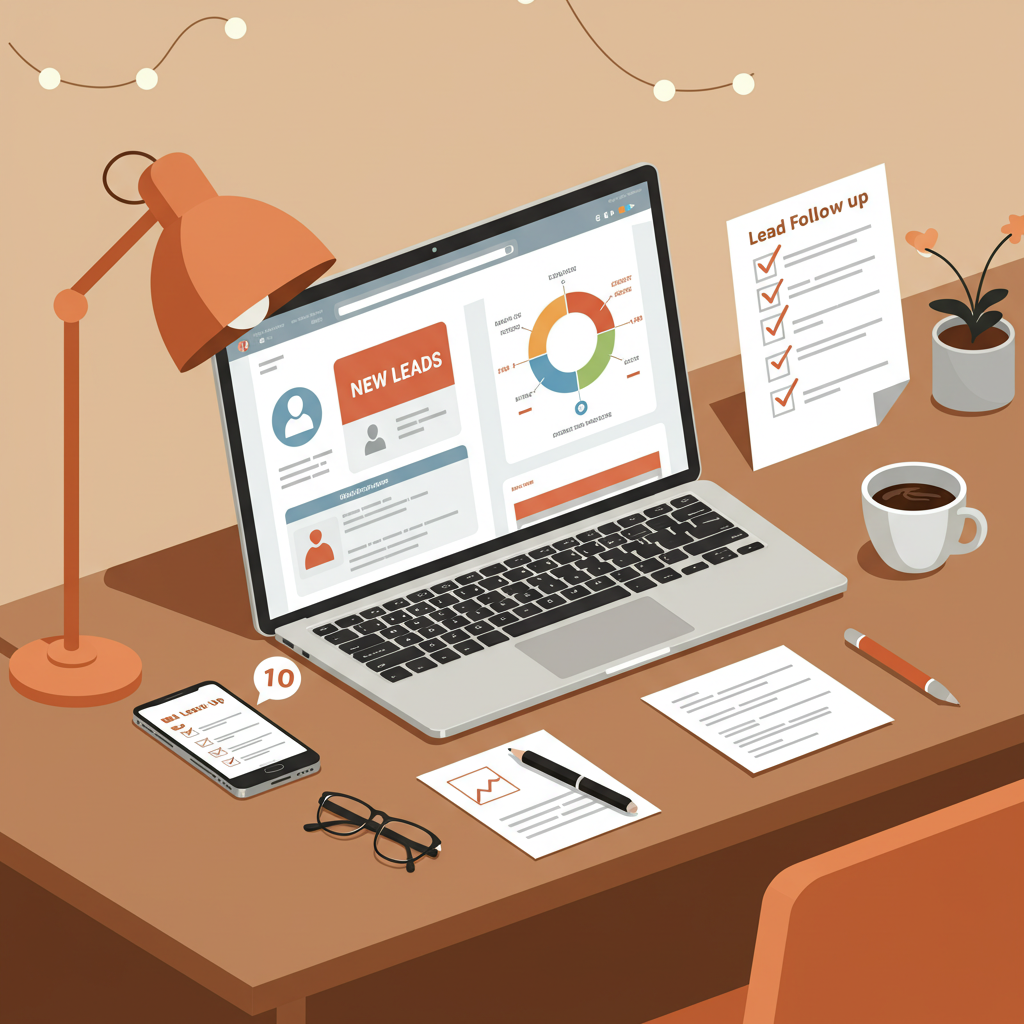 CRM-integrated website to attract leads for small businesses