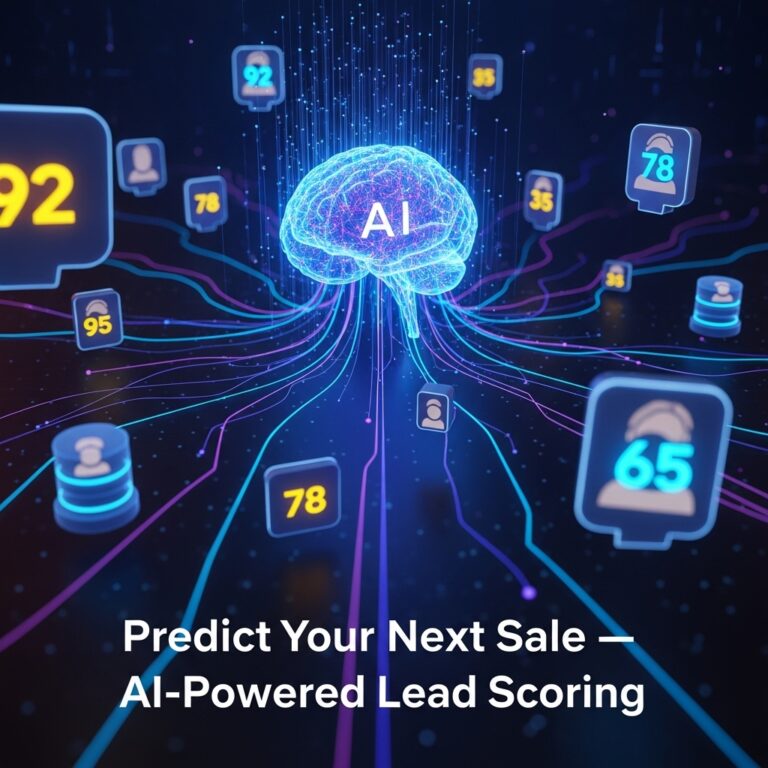 Smarter Sales, Less Waste: How AI-Powered Lead Scoring Helps You Focus on Prospects That Actually Convert